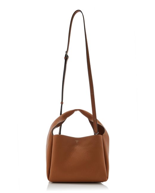 Totême  Brown Leather Bucket Bag