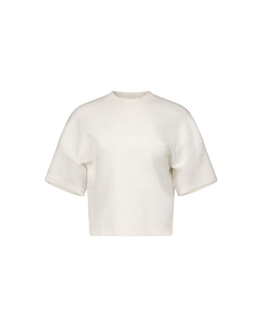 OSSOU White Rift Cotton-Blend T-Shirt