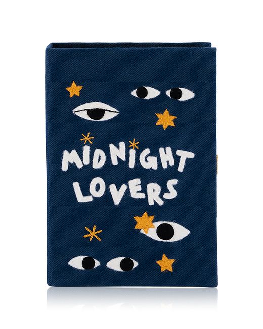 Olympia Le-Tan Blue Midnight Lovers Clutch