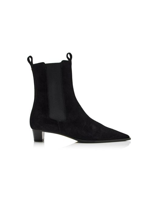 Aeyde Black Kiki Suede Boots