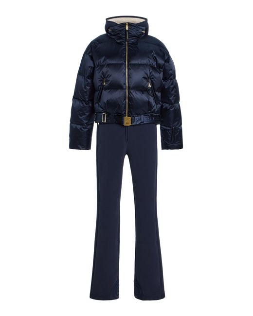 Bogner Blue Aya Convertible Down Ski Suit