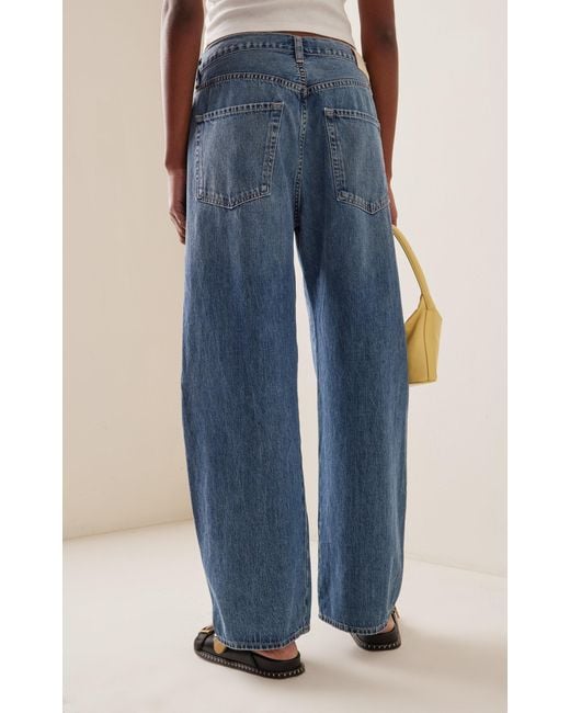 Citizens of Humanity Blue Brynn Drawstring Rigid Low-rise Wide-leg Jeans for men