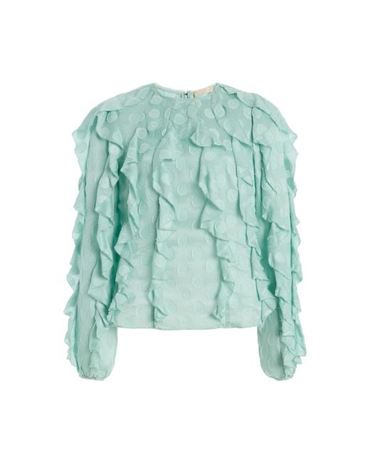 Ulla Johnson Green Della Blouse