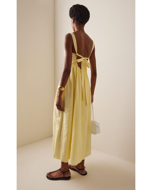 casual linen dresses for summer Italian linen women's dress