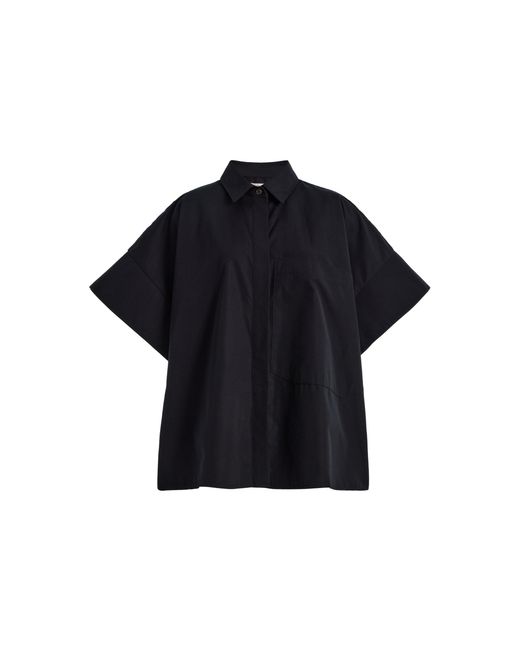 Co. Blue Boxy Tton Poplin Shirt