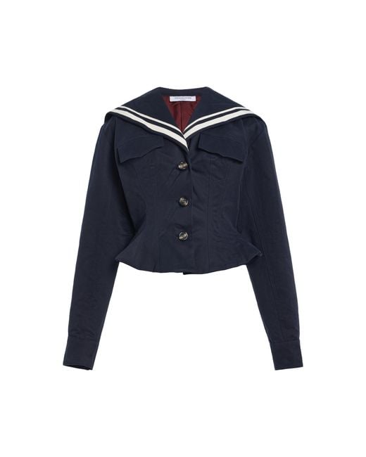 Franchise Blue Claudia Cotton Jacket