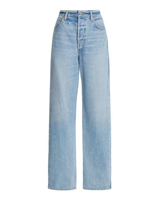 Citizens of Humanity Blue Ayla Rigid High-rise Baggy Jeans for men