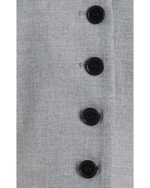 By Malene Birger Gray Bettas Cropped Vest for men