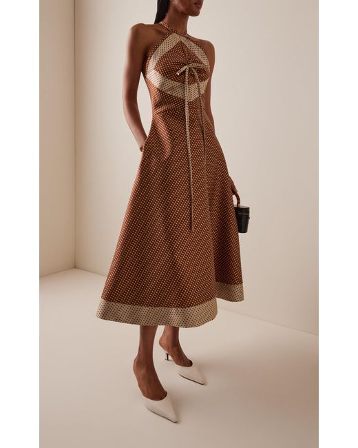rosie assoulin brown dress Rosie Assoulin Fall 2016 Ready-to-Wear Fashion Show