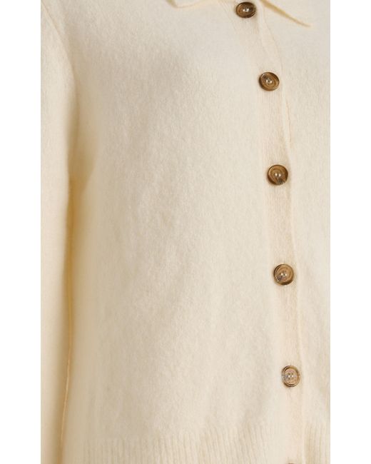 Jenni Kayne Natural Murphy Wool-Cashmere Cardigan