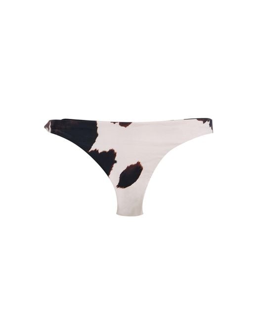 Ziah Black Twisted Side Bikini Bottom