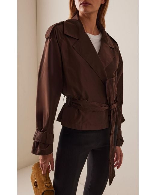 Staud Brown Vale Trench Jacket