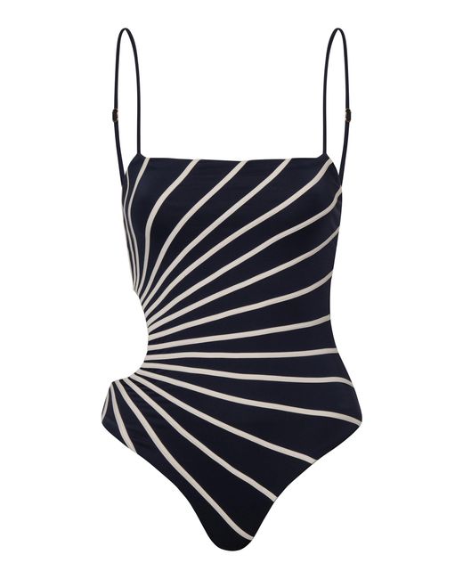 ANDRES OTALORA Blue Puerto Sereno One-Piece Swimsuit