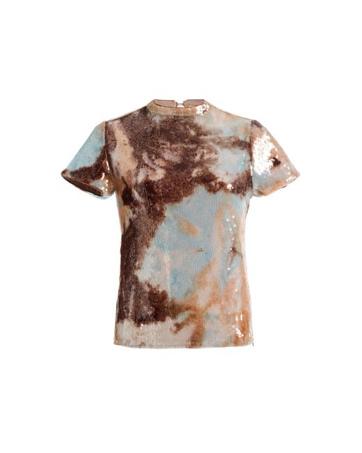Paris Georgia Multicolor Mermaid Sequined Tee