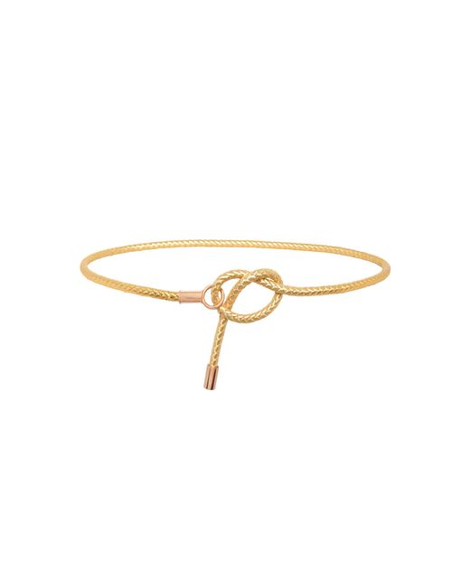Gabriela Hearst Metallic Rope Belt