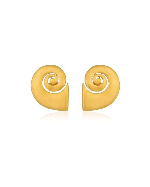 CANO Metallic Mullu 24K-Plated Brass Earrings