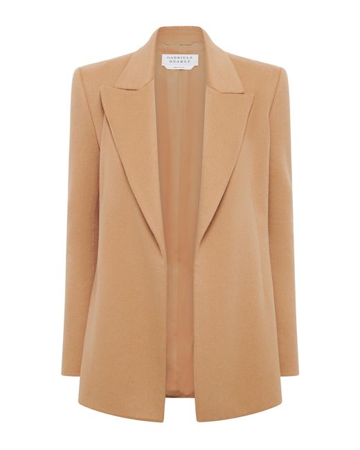 Gabriela Hearst Natural Mairi Wool-Silk Blazer