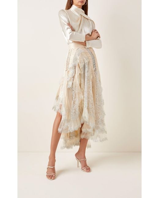 スカート ZIMMERMANN Woman Skirt White 2457SRS252 TEA ZIMMERMANN: Skirt woman - White | Zimmermann skirt