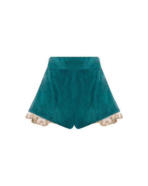 Agua Bendita Green Gatti Nostalgia Shorts