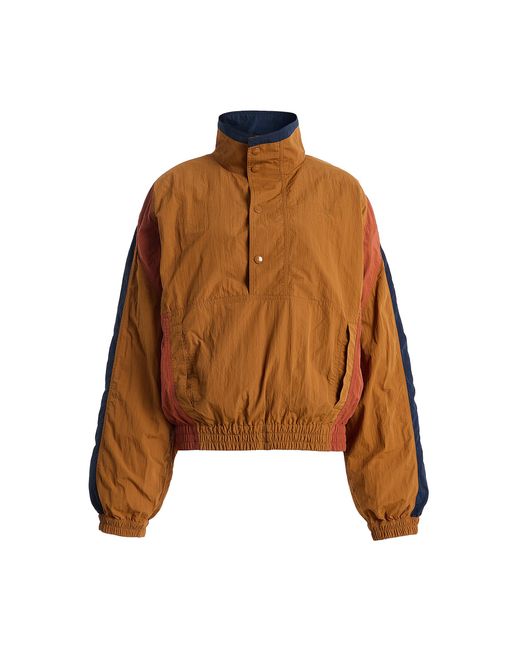 Saint Laurent Orange Tech-Faille Jacket