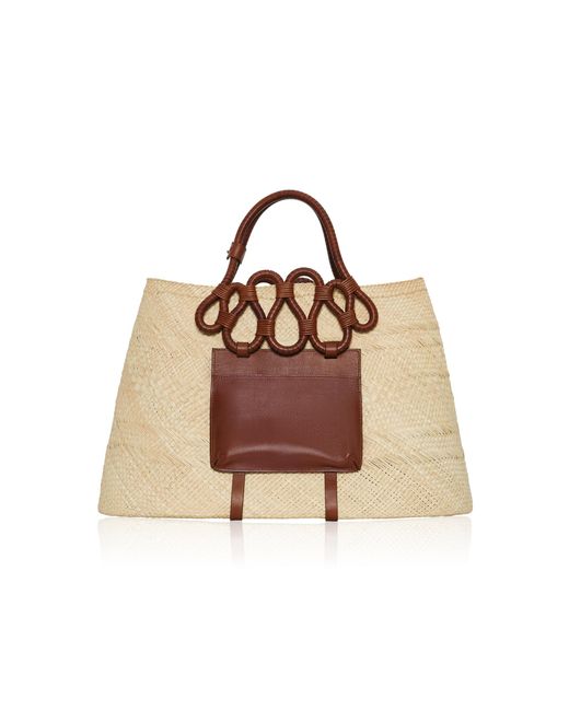 Johanna Ortiz Pink Ritual De Verano Beach Bag