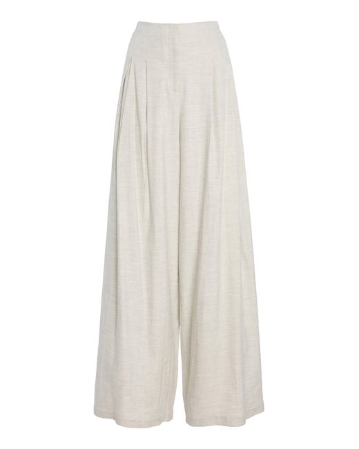 Twp White Drew High-Rise Wide-Leg Pants