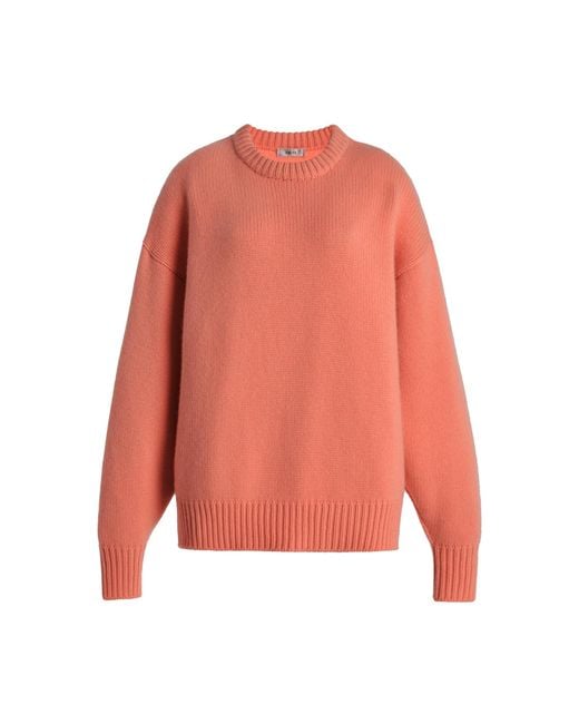 AMIYA Pink Ursa Relaxed Cashmere Sweater