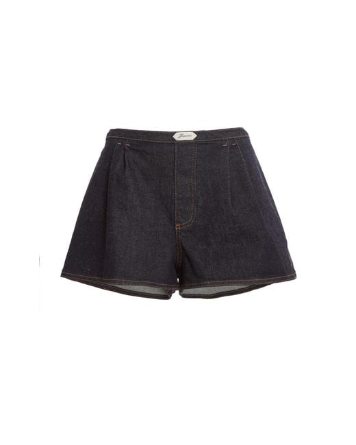 Jacquemus Blue The De-Nimes Amelo Cotton Shorts