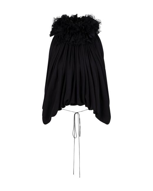Heirlome Black Lizett Silk Top