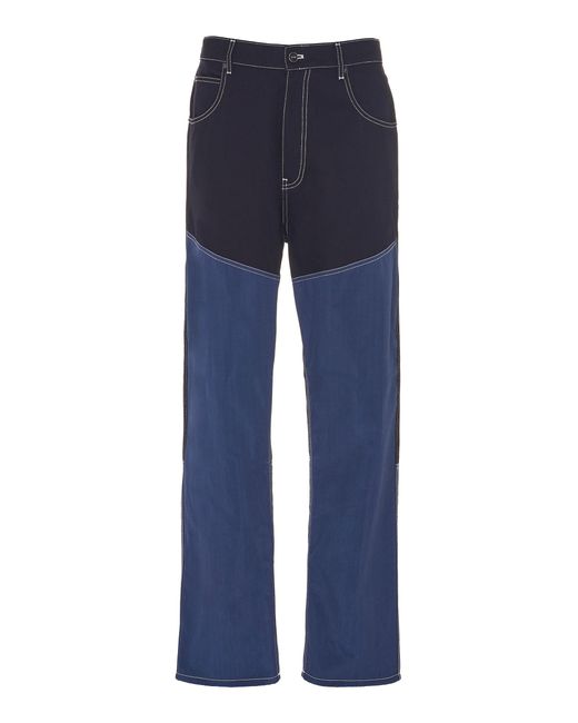 Jacquemus Blue De Nîmes Meunier Two-tone Straight-leg Jeans for men