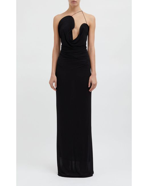 Christopher Esber Wave Coil Sculpted Maxi Dress in Black | Lyst Christopher Esber Wave Coil Sculpted Maxi Dress in Black | Lyst