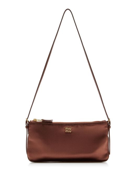 ★MIUMIU SATIN MINI POUCH サテン ミニポーチ ◇完売必至◇【MiuMiu】サテン ミニポーチ (MiuMiu/ポーチ