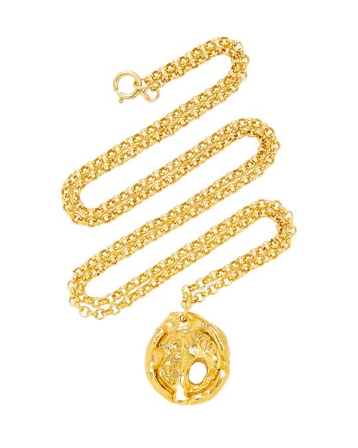 Alighieri Metallic The Evening Shadow 24k Gold-plated Necklace