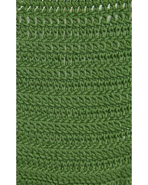 Final Sale Adorno Sarong - Green Crochet - Mermaids Swimwear
