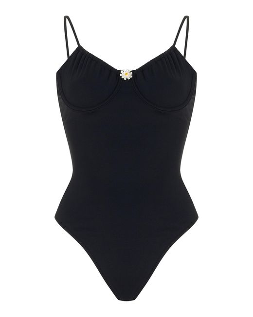 Solid & Striped Black X Sofia Richie Grainge Exclusive The Malika One-piece Swimsuit