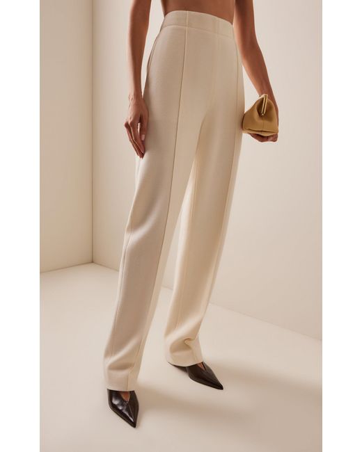Proenza Schouler White Zee Scuba Straight-Leg Pants