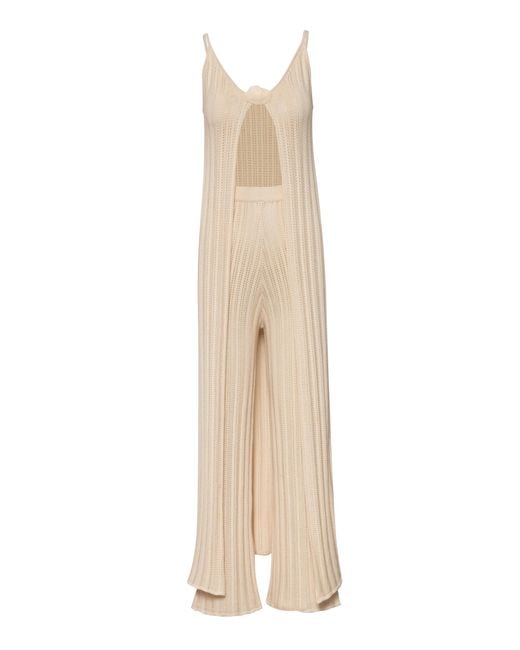 Baobab Natural Clarissa Shell-Detailed Top