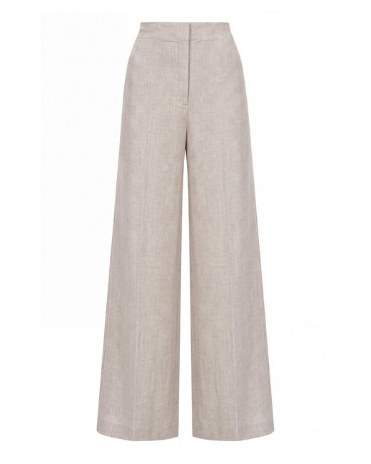 ANDRES OTALORA White Marea Alta Linen Pants