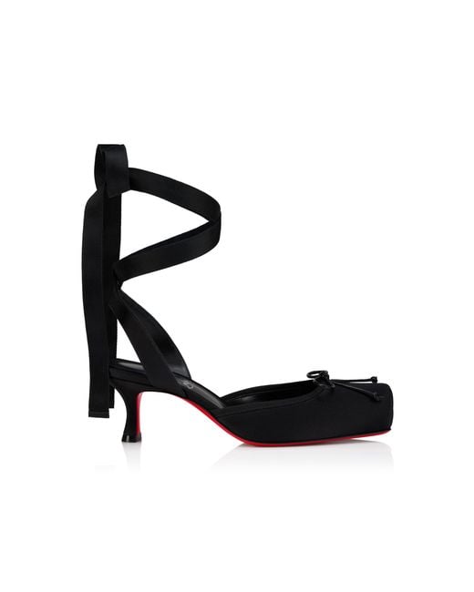 Christian Louboutin White Cassia 55Mm Crepe Satin Pumps