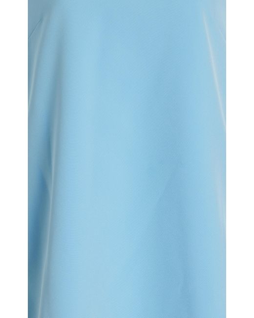 Alexis Blue Libra Buttoned Cady Mini Shift Dress