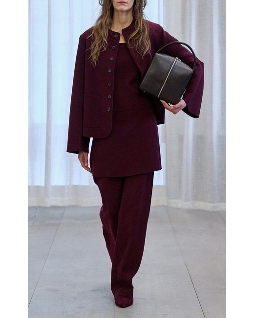 Birrot Purple Exclusive Lay4 Crepe Jacket