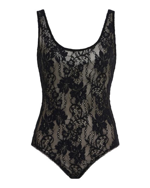 Zimmermann Black Lace Bodysuit