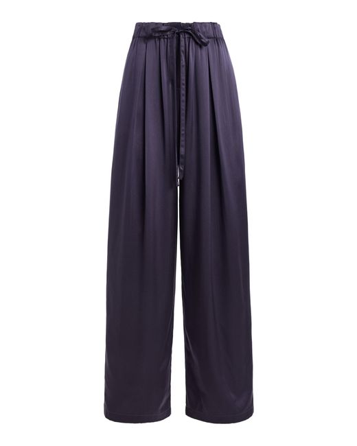 Twp Blue Silk Pj Pants