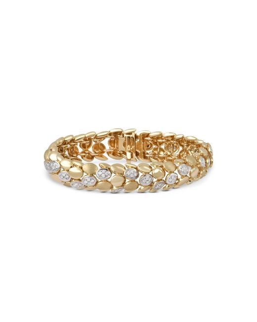 Rainbow K Metallic 14K Diamond Bracelet