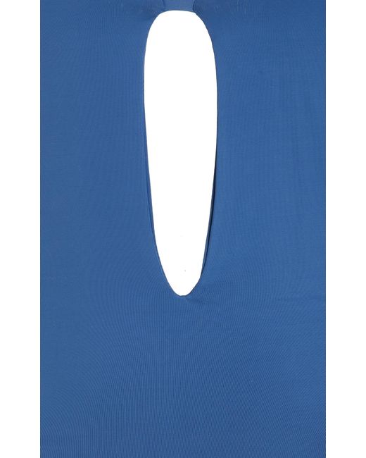 Anemos Blue Keyhole One-piece Swimsuit