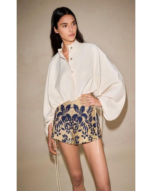 Alexis Brown Kalen Cotton-Blend Shorts