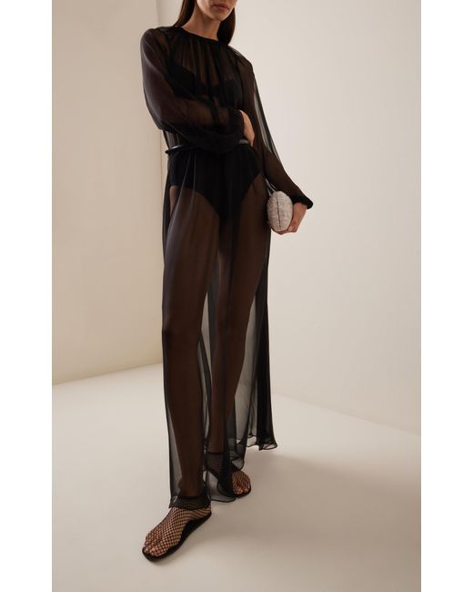 Christopher Esber Black Mesh Water Flats