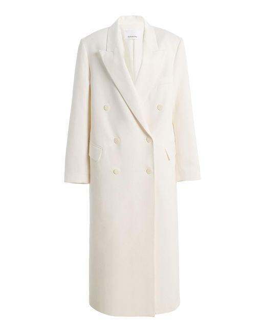Frankie Shop White Jane Long Coat