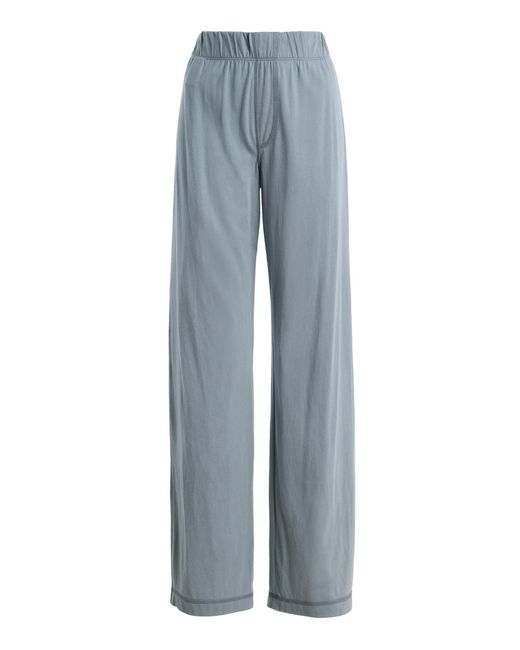 ÉTERNE Blue Modal-Cotton Lounge Pants