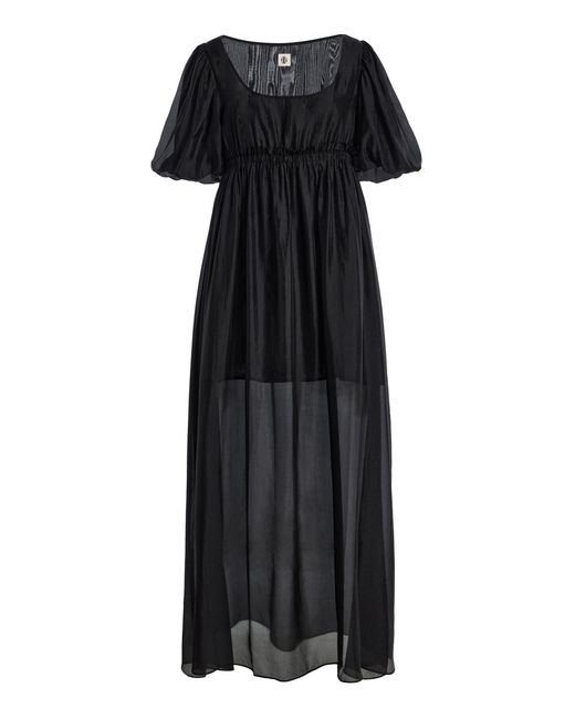THE GARMENT Black Gilian Vintage Chiffon Gown